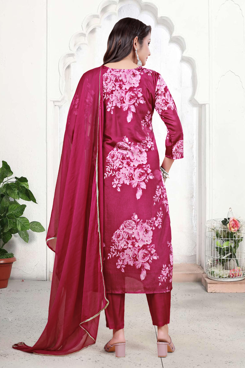 Pure Muslin Kurti Set with Dupatta – Khatli Handwork | Parmeshwari Ethnic
